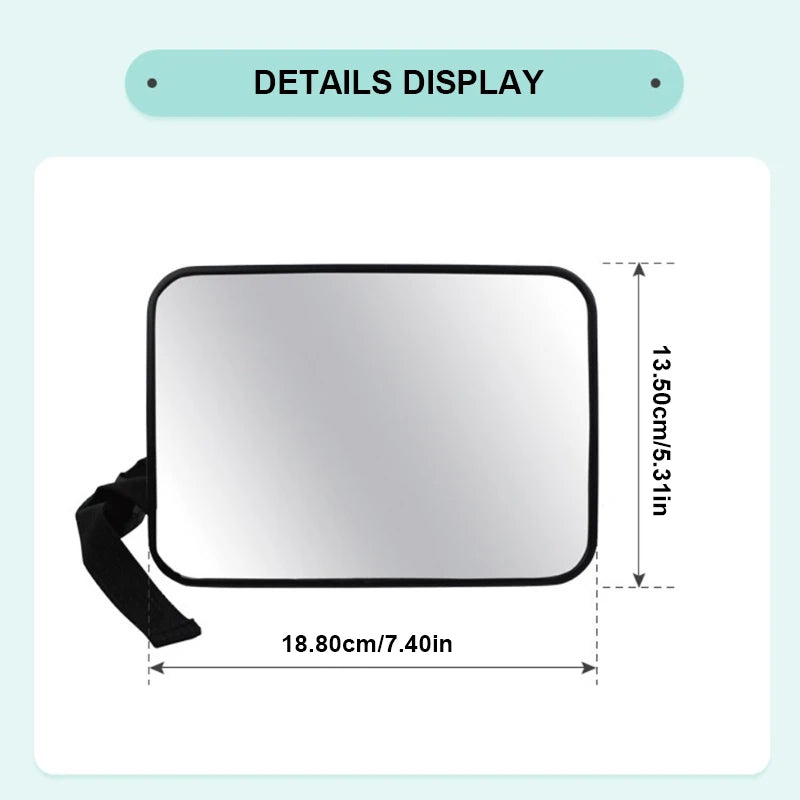 Miroir Bébé Voiture SEAMETAL – Angle Large & Ajustable