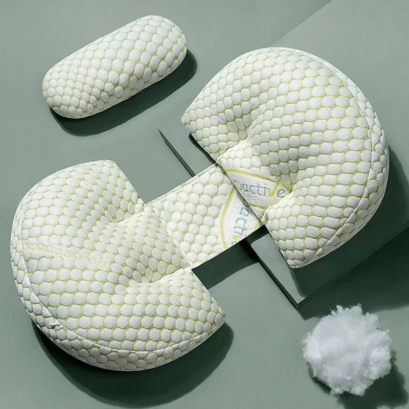 Coussin de grossesse 100 % coton – Soutien abdominal et confort - Mélodie et Câlins