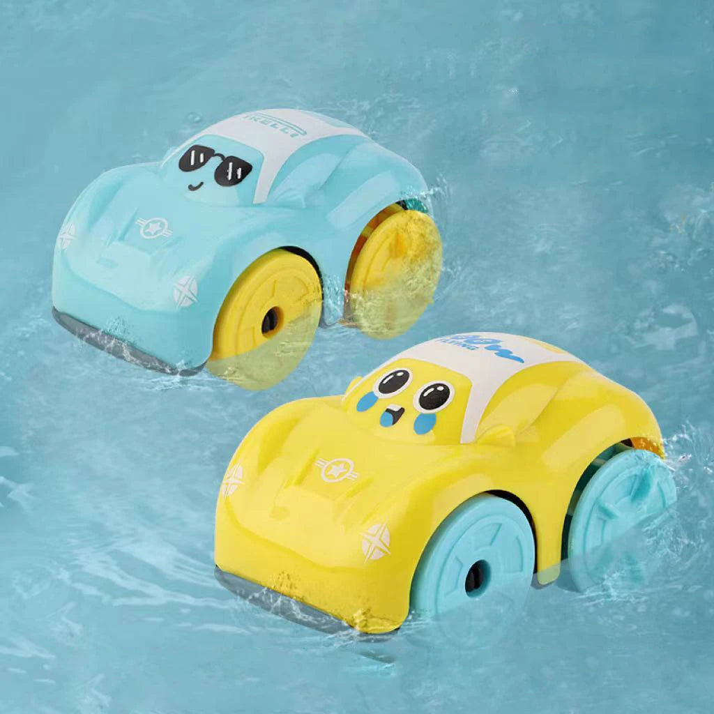 Voiture de Bain Flottante à Remontage ABS – Jouet Amphibie Enfant