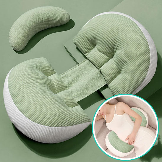Coussin de grossesse 100 % coton – Soutien abdominal et confort - Mélodie et Câlins