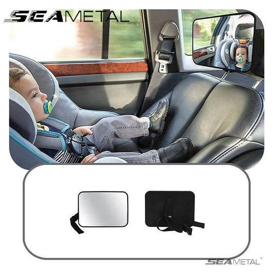 Miroir Bébé Voiture SEAMETAL – Angle Large & Ajustable