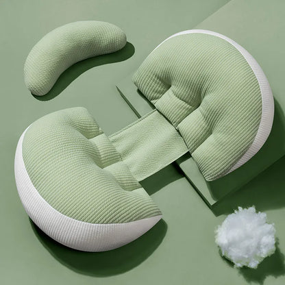 Coussin de grossesse 100 % coton – Soutien abdominal et confort - Mélodie et Câlins